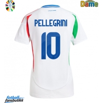 Italia Lorenzo Pellegrini #10 Bortedrakt Dame EM 2024 Kortermet